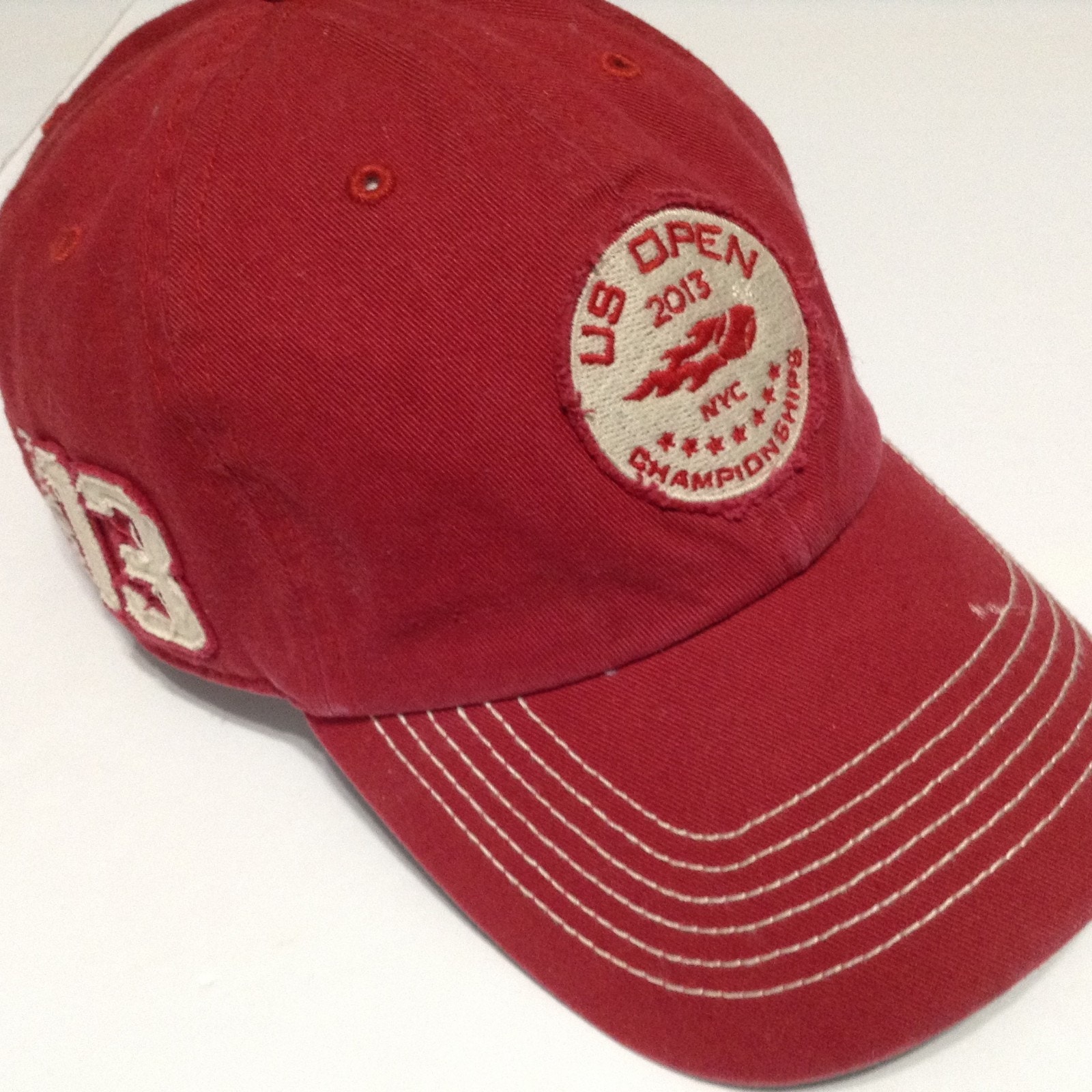 2013 Us Open Tennis Championship Hat Nyc Red 47 Brand Adjustable Strapback Cap